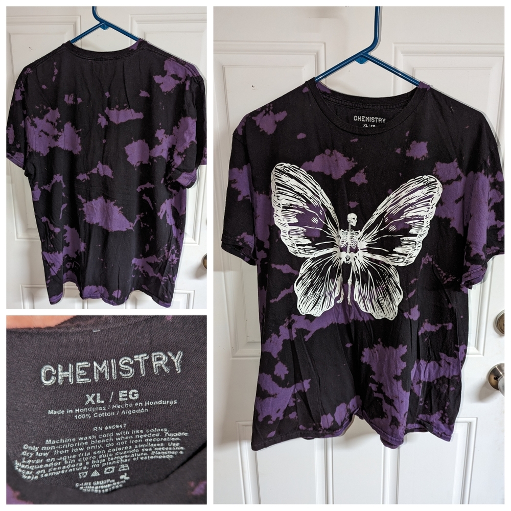Chemistry gothic tie-dye Tshirt